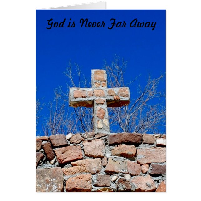 God is never far away (Front)