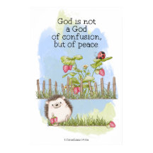 God is not a God of confusion but of peace