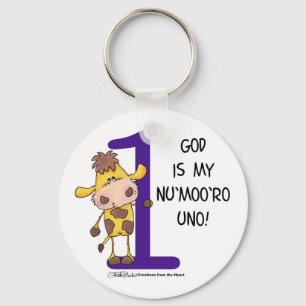 God is Nu'moo'ro Uno! Keychain