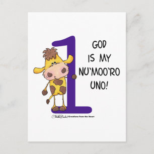 God is Nu'moo'ro Uno! Postcard