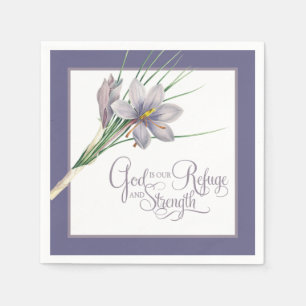 God is our Refuge and strength Napkins
