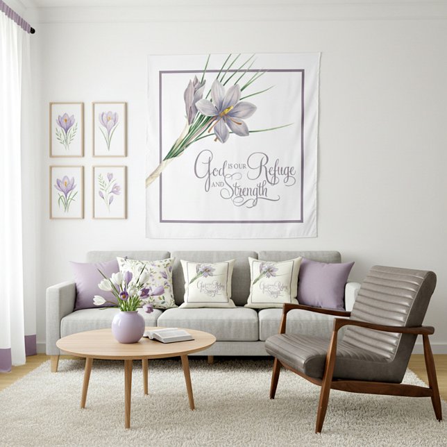 God is our Refuge and strength   Tapestry (Creator Uploaded)