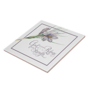 God is our Refuge and strength Tile