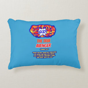 GOD Is The True AVENGER Accent Pillow