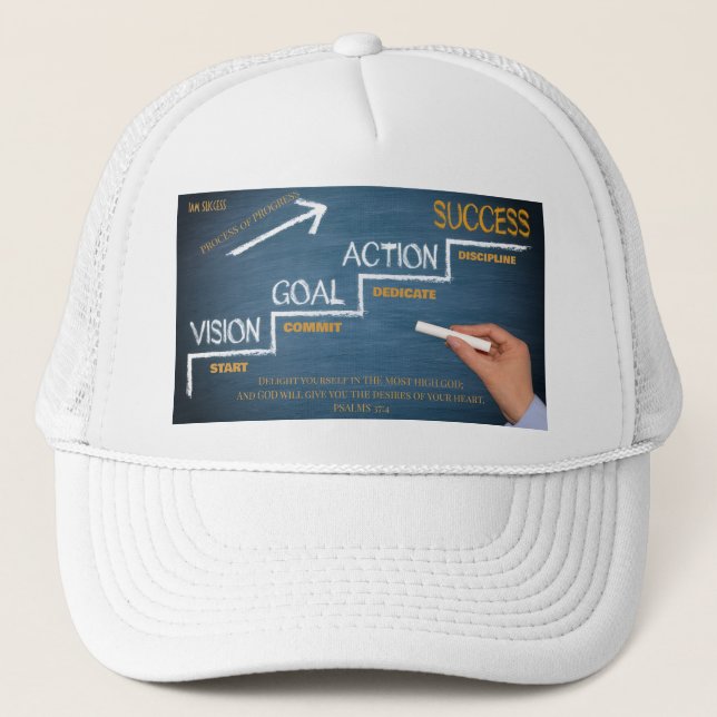 GOD IS TRUCKER HAT (Front)