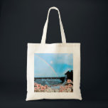 " God is Very Creative " Tote Bag<br><div class="desc">Coastal ,  Rainbow,  Beach Floral Spring or Easter Tote bag</div>