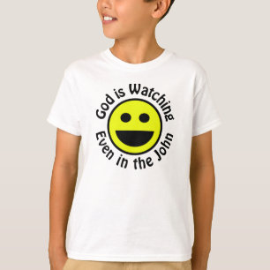 God is Watching t-shirt