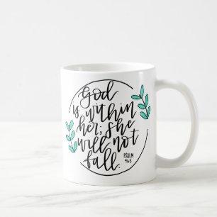 God is Within Her - Mug - Calligraphy Design