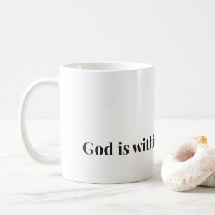 God Is Within Her Mug Christian Bible Verse Coffee
