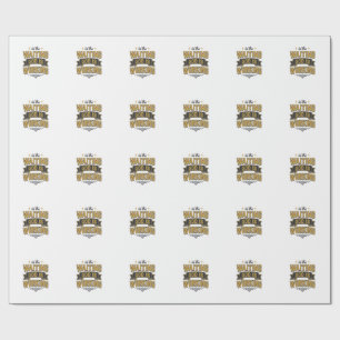 God Is Working Vintage Faith Typography Shirt_1 Wrapping Paper