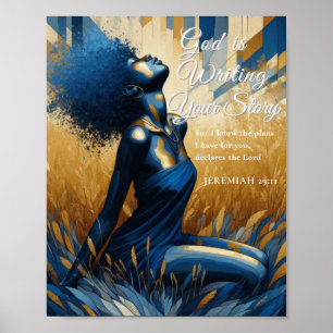 God Is Writing Your Story Wall Art   Jeremiah 29:1