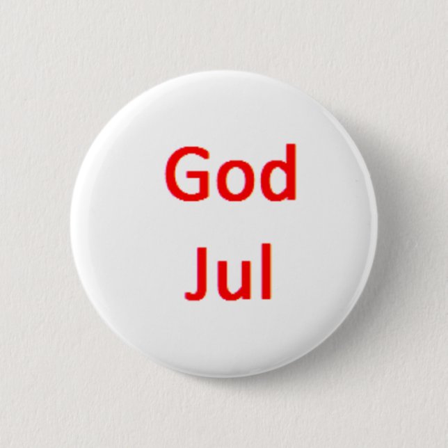 god jul2 coffee mug 2 inch round button (Front)