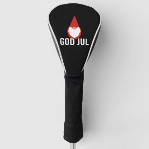 God Jul Gnome Tomte Merry Christmas Golf Head Cover