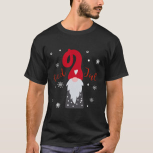 God Jul Gnome Tomte Tee Lefse Xmas Gift Santa Chri