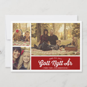 God Jul och Gott Nytt År hälsning