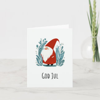 God Jul, Scandinavian Christmas  Card