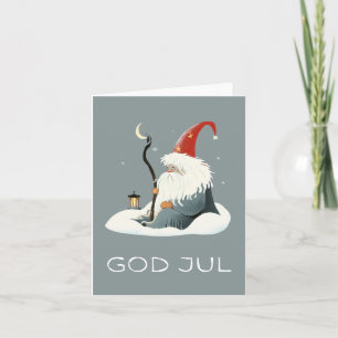 God Jul, Scandinavian Christmas  Card