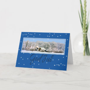 God Jul Swedisch Christmas Card
