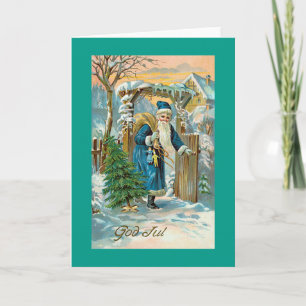 God Jul Swedish Christmas Holiday Card
