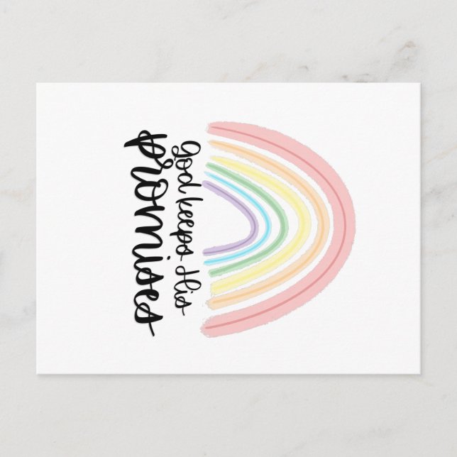 God Keeps His Promises Postcard (Front)