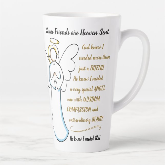 God Knew I Needed You Friendship Latte Mug (Right)
