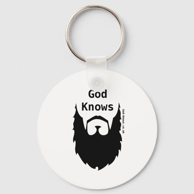 God Knows Keychain (Front)