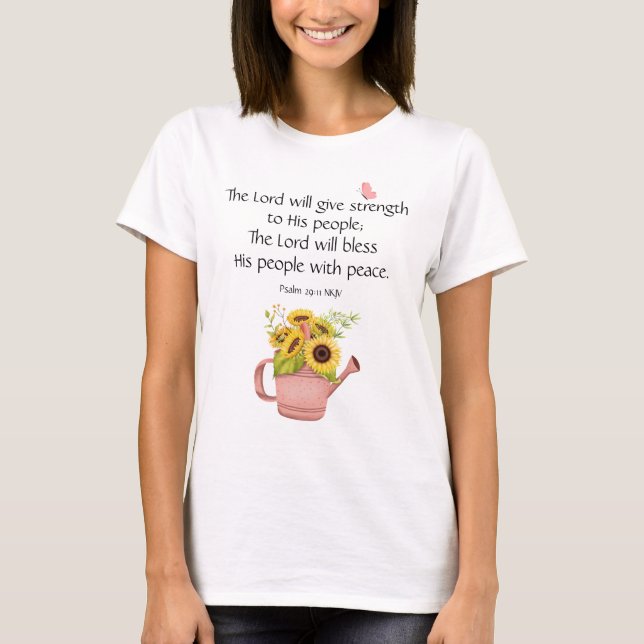 God Lends Strength T-Shirt (Front)