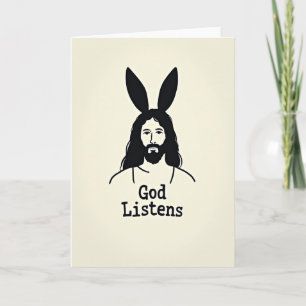 God Listens Thoughtful Card