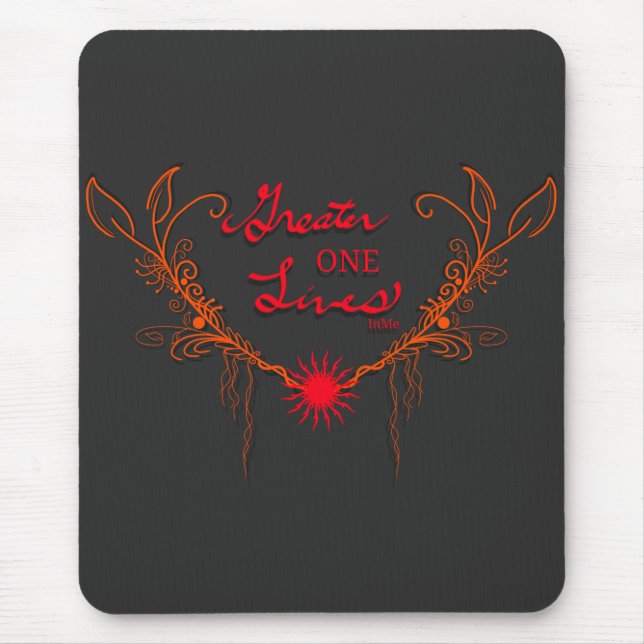 God Lives In Me  Mouse Pad (Front)