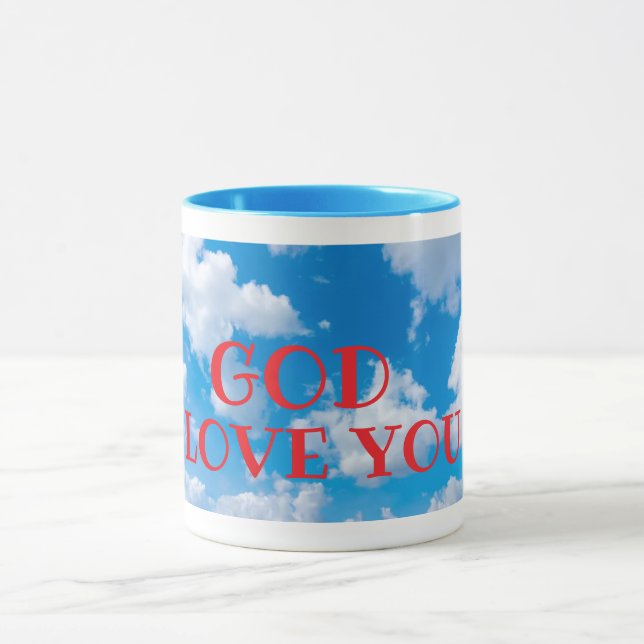 GOD LOVE YOU MUG (Center)