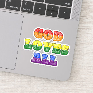 "God Loves All" Gay/LGBTQIA+/Queer Christian Pride
