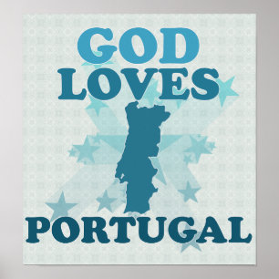 God Loves Portugal Poster