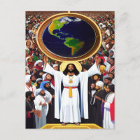 God Loves the World II Christian Art Postcard