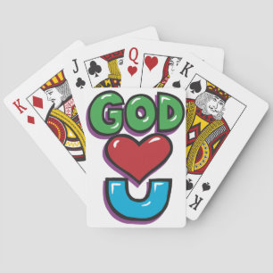 God Loves You Playing Cards