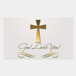 God Loves You Sticker