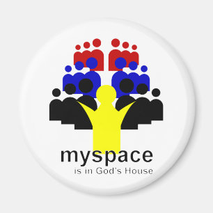 God MySpace Magnet