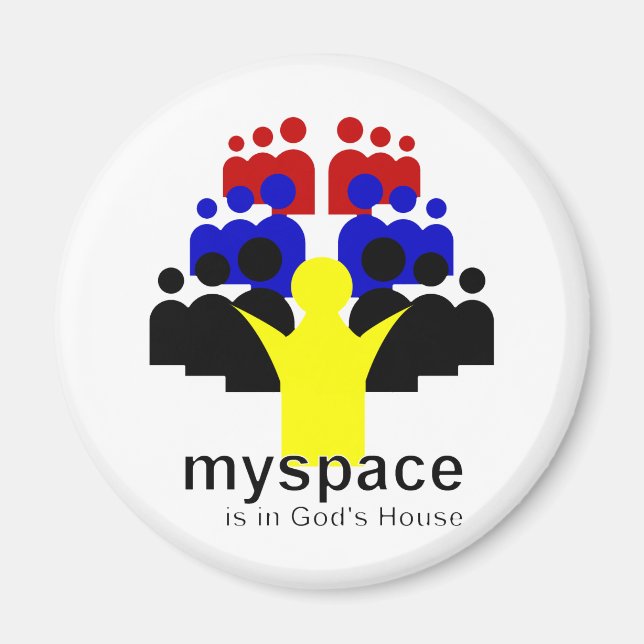 God MySpace Magnet (Front)