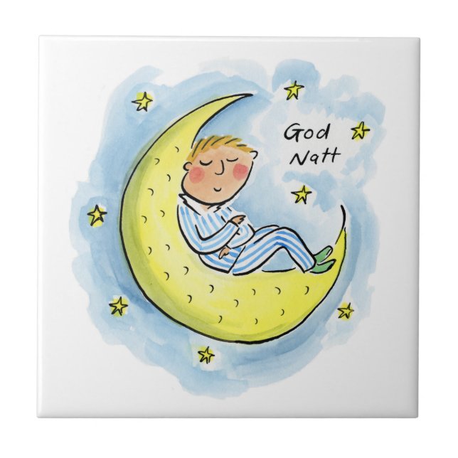 God Natt Tile (Front)