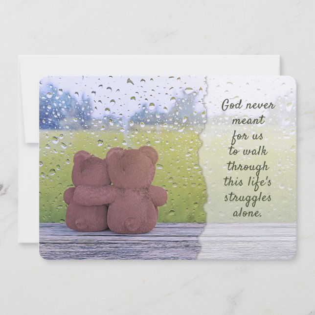 God Never Meant for Us to Walk Alone Card (Front)