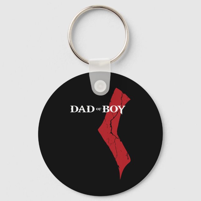 God Of Boy - Dad Video Game Father's Day Edition  Keychain (Front)