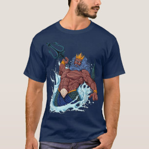 God of Greek mythology  Neptune Poseidon  T-Shirt