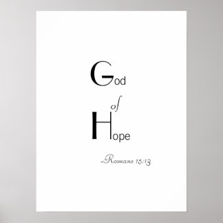 God of Hope Poster