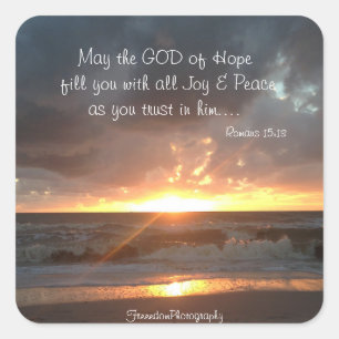 God of Hope Sticker