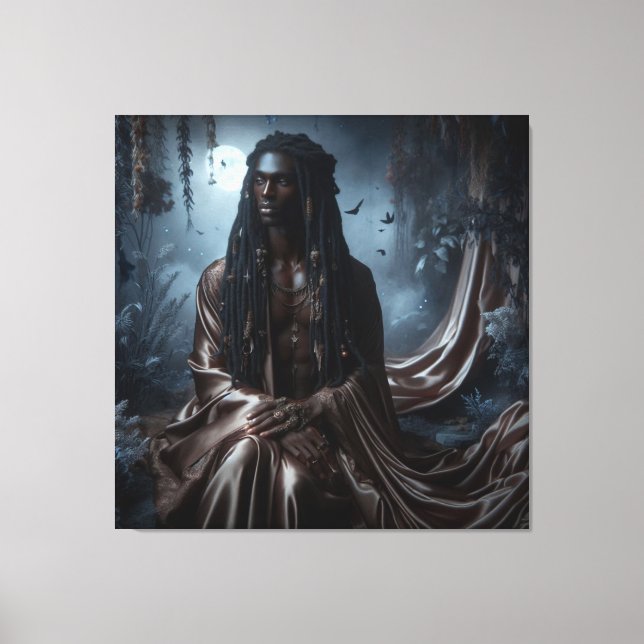 God of the Moon Selukar Canvas Print (Front)