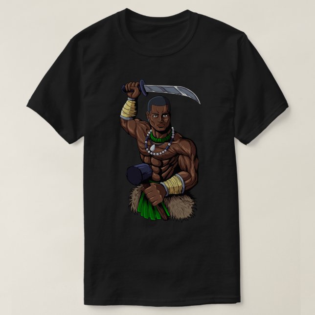 God of Yoruba religion Ogun T-Shirt (Design Front)