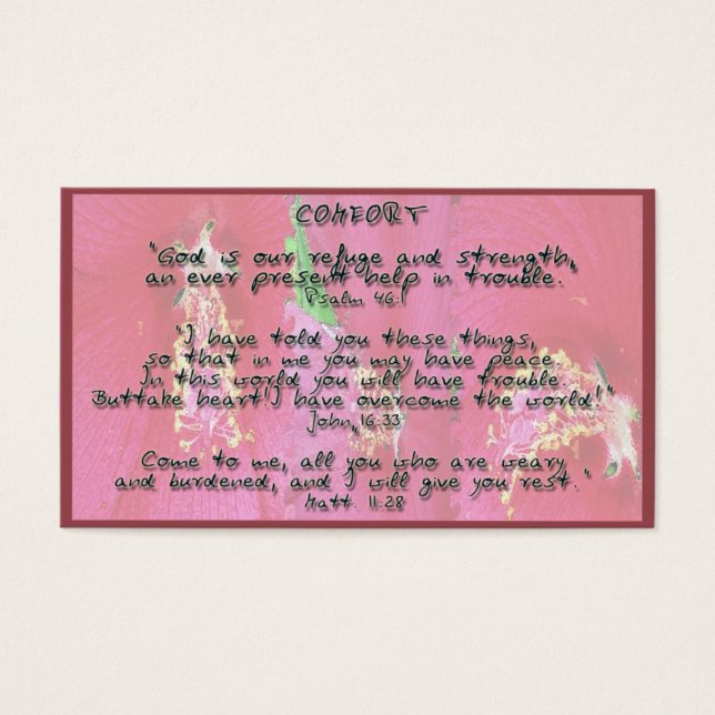 God Promises on Comfort (Front)