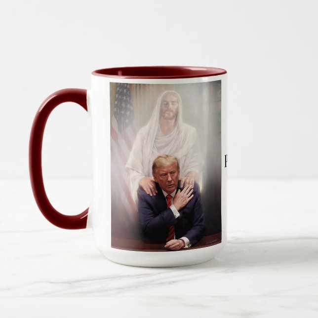 GOD PROTECT PRESIDENT TRUMP MUG (Left)
