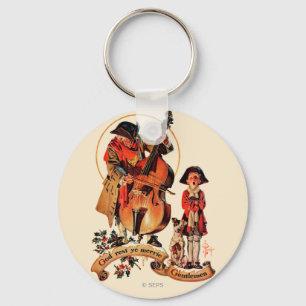 God Rest Ye Merrie Gentlemen Keychain