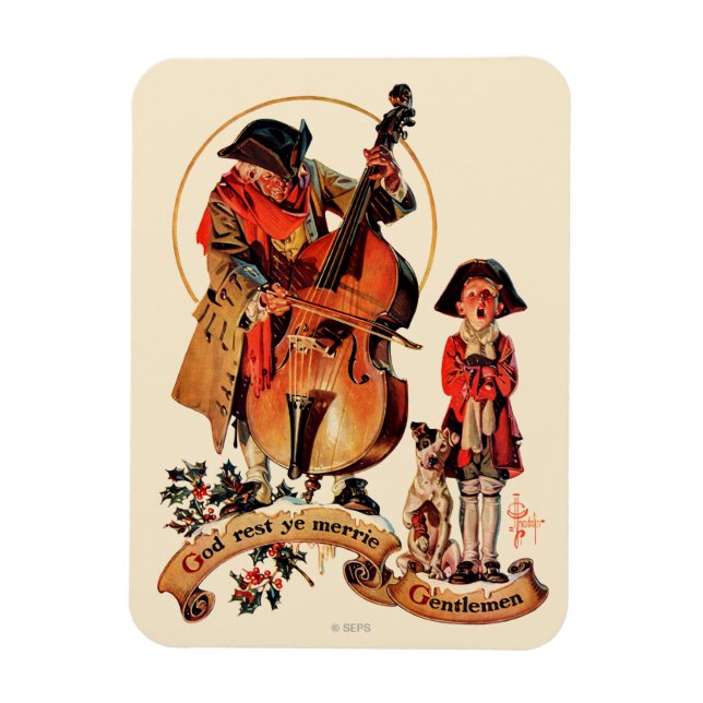 God Rest Ye Merrie Gentlemen Magnet (Vertical)