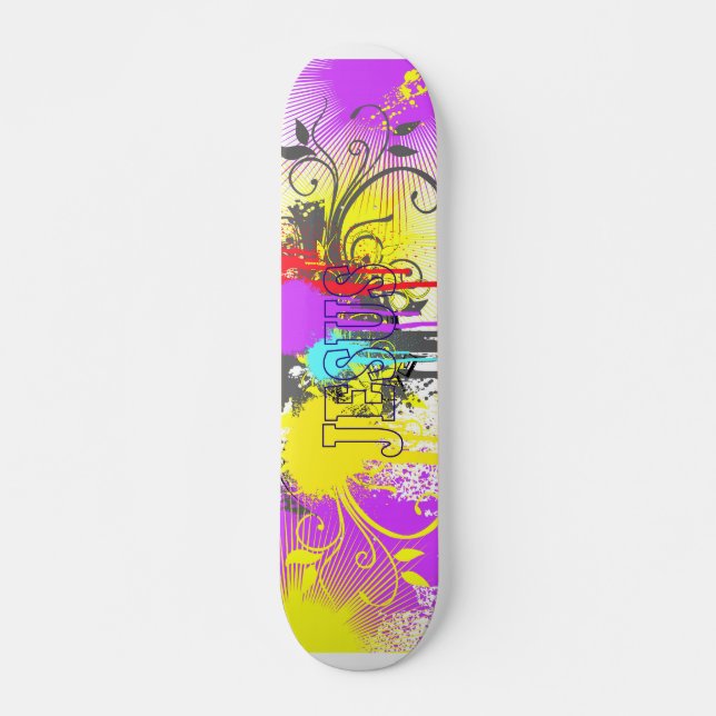 God Rocks - Christian Rock Gear Skateboard (Front)